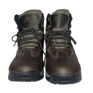 Ozark Trail Men's Waterproof Rugged Outdoor Boots Leather Uppers Laceup Size 13